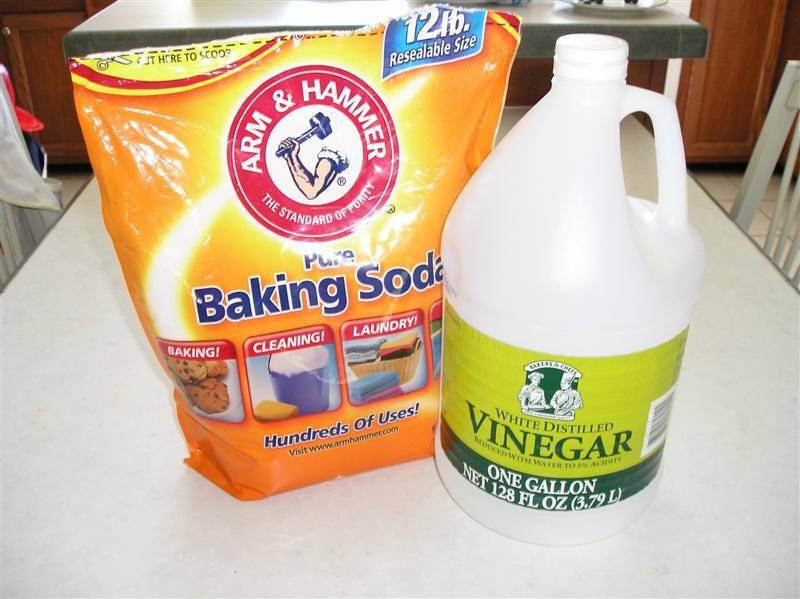 Baking soda vinegar